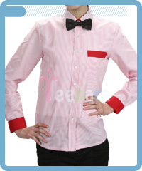 TSE18 핑크줄 와이셔츠
